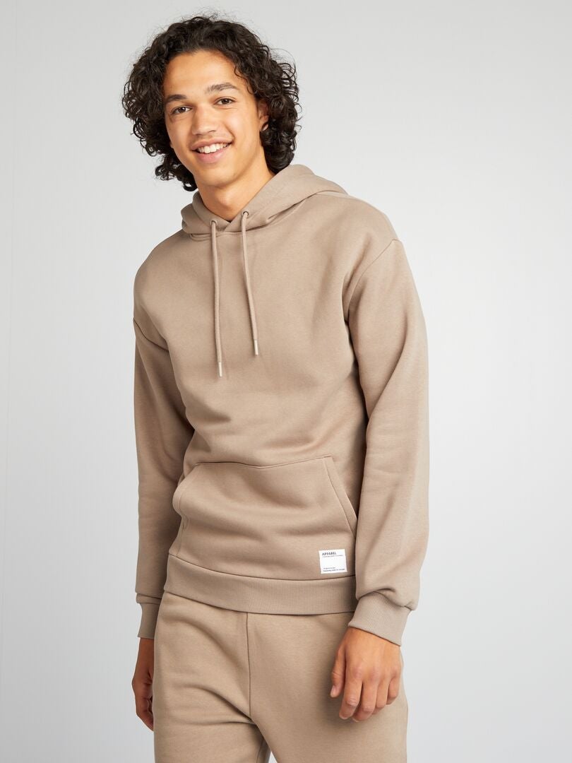 Sudadera de chándal con capucha BEIGE - Kiabi