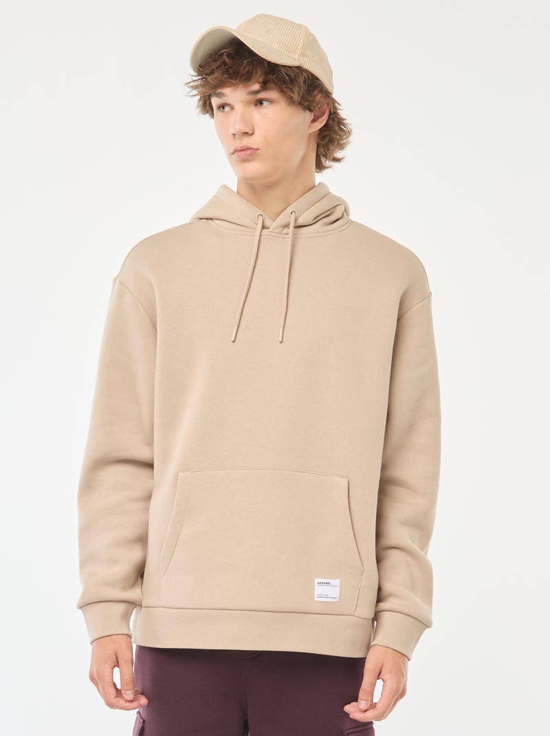 Sudadera de chándal con capucha Beige - Kiabi