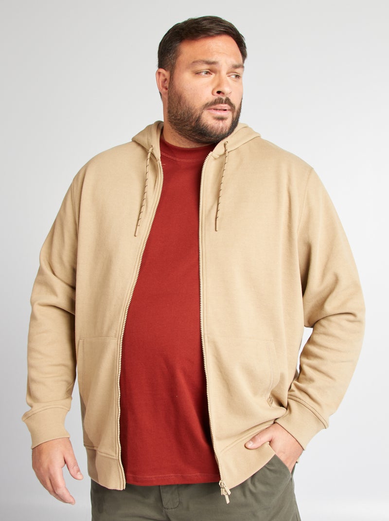 Sudadera de chándal con capucha BEIGE - Kiabi