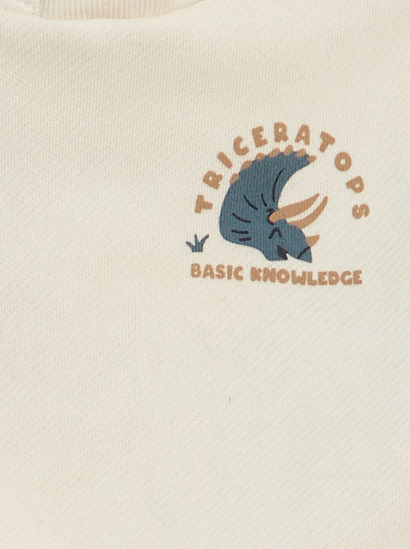 Sudadera de chándal con capucha BEIGE - Kiabi