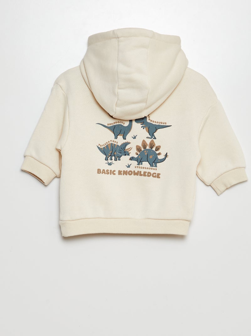 Sudadera de chándal con capucha BEIGE - Kiabi
