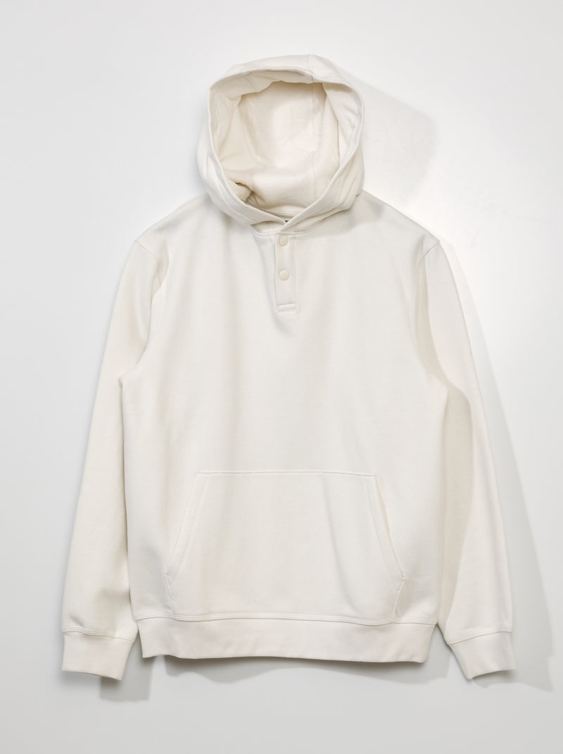 Sudadera de chándal con capucha BLANCO - Kiabi