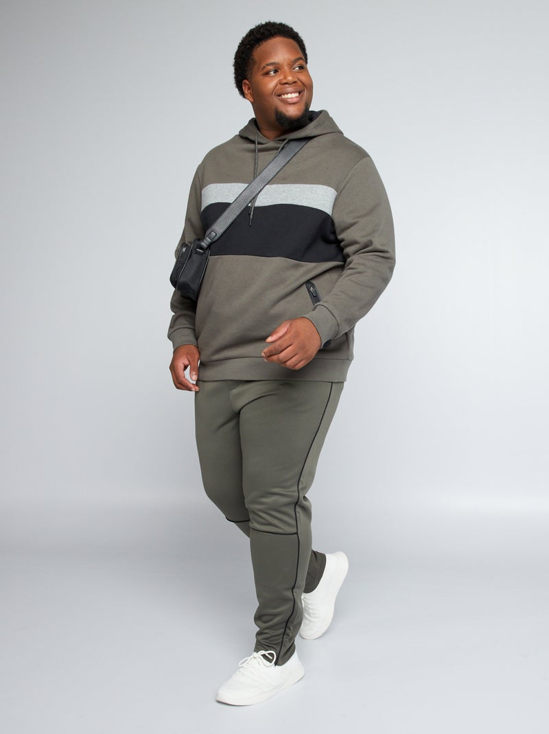 Sudadera de chándal con capucha KAKI - Kiabi
