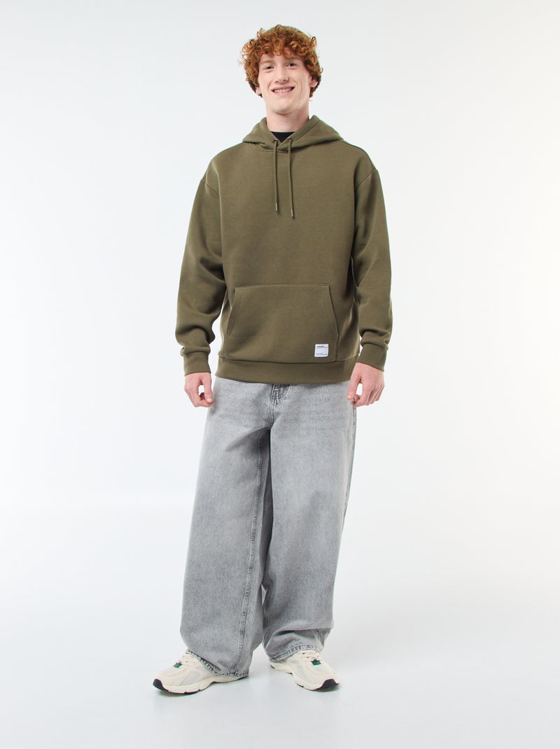 Sudadera de chándal con capucha Kaki - Kiabi