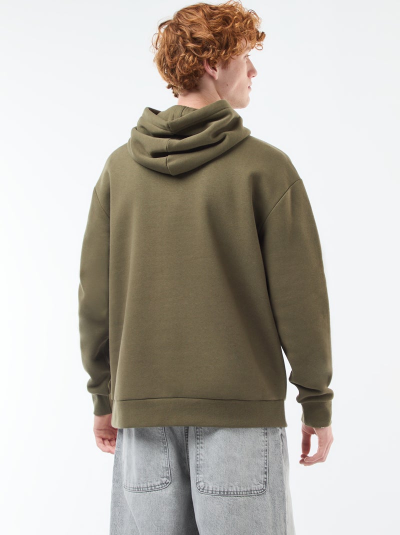 Sudadera de chándal con capucha Kaki - Kiabi