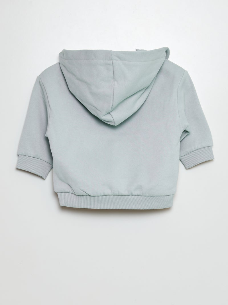 Sudadera de chándal con capucha lisa AZUL - Kiabi