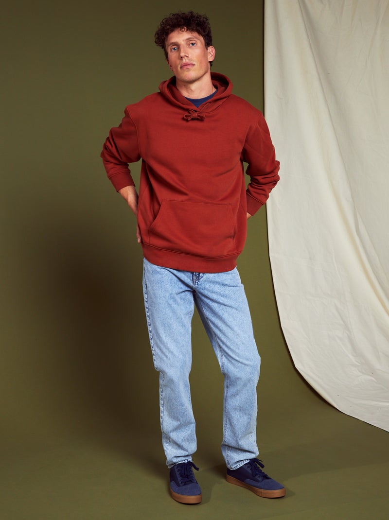 Sudadera de chándal con capucha marrón - Kiabi