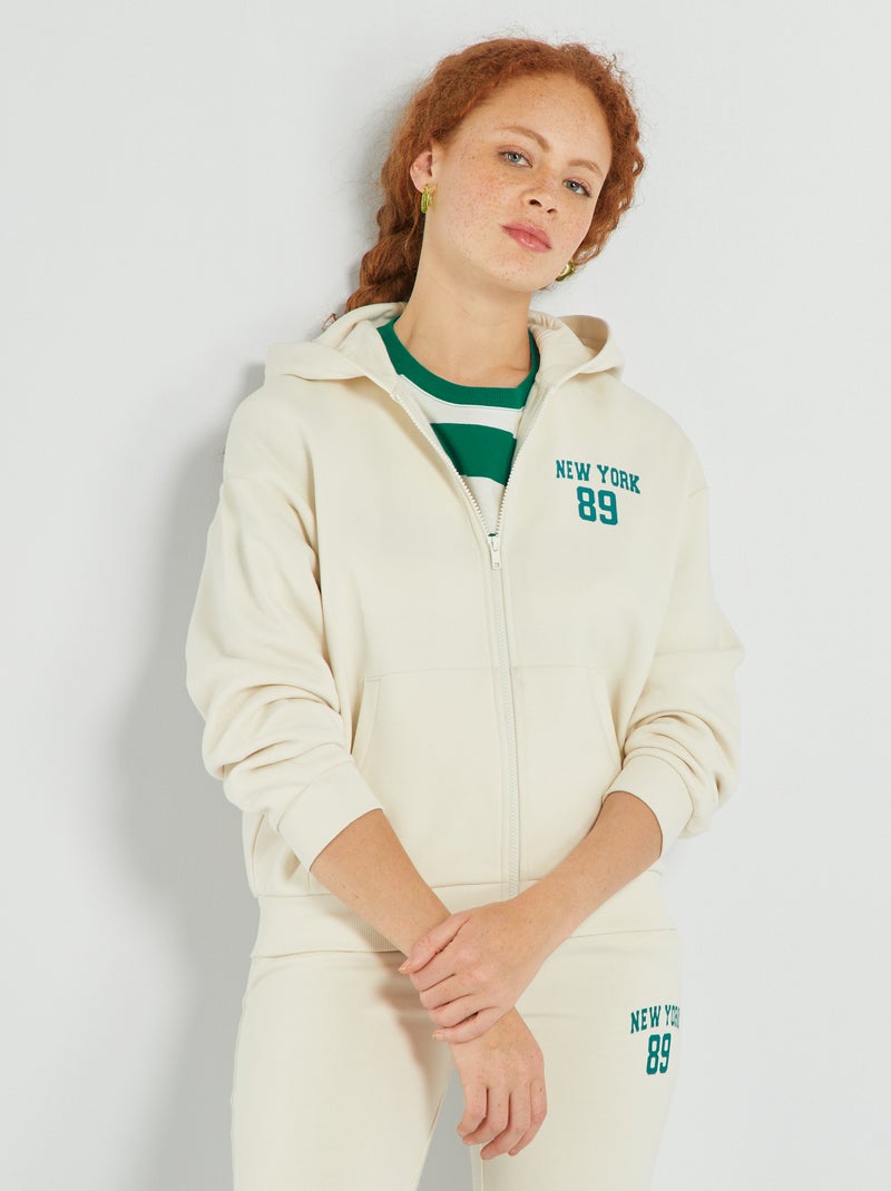 Sudadera de chándal con capucha Marron - Kiabi