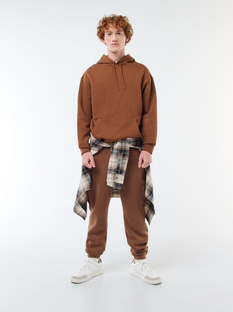 Sudadera de chándal con capucha Marron - Kiabi
