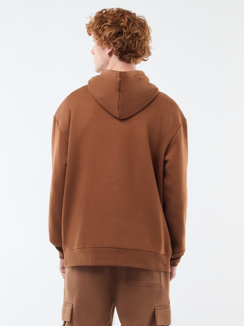 Sudadera de chándal con capucha Marron - Kiabi