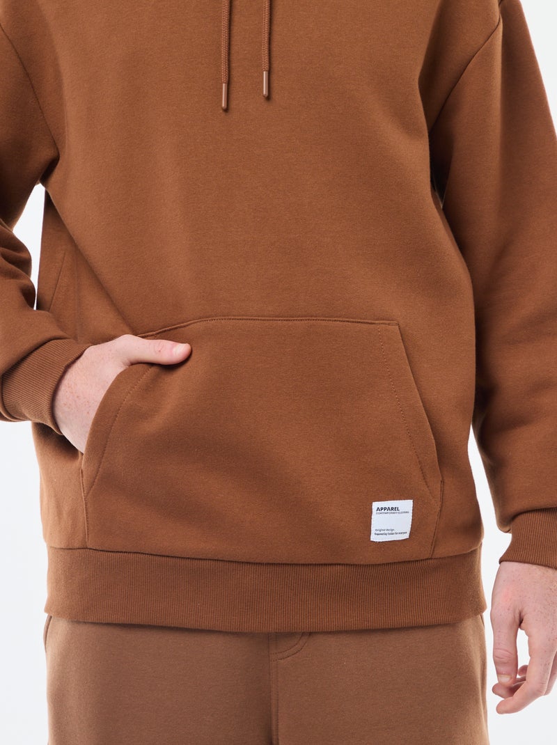 Sudadera de chándal con capucha Marron - Kiabi