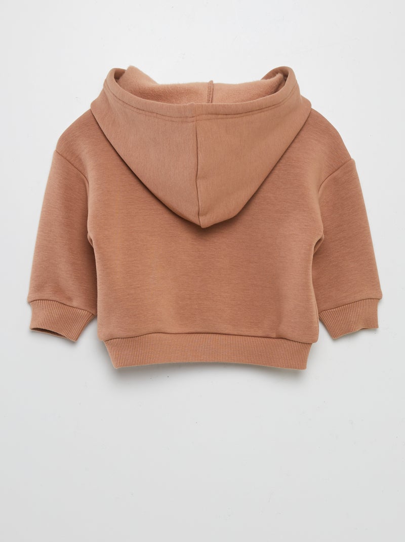 Sudadera de chándal con capucha MARRON - Kiabi