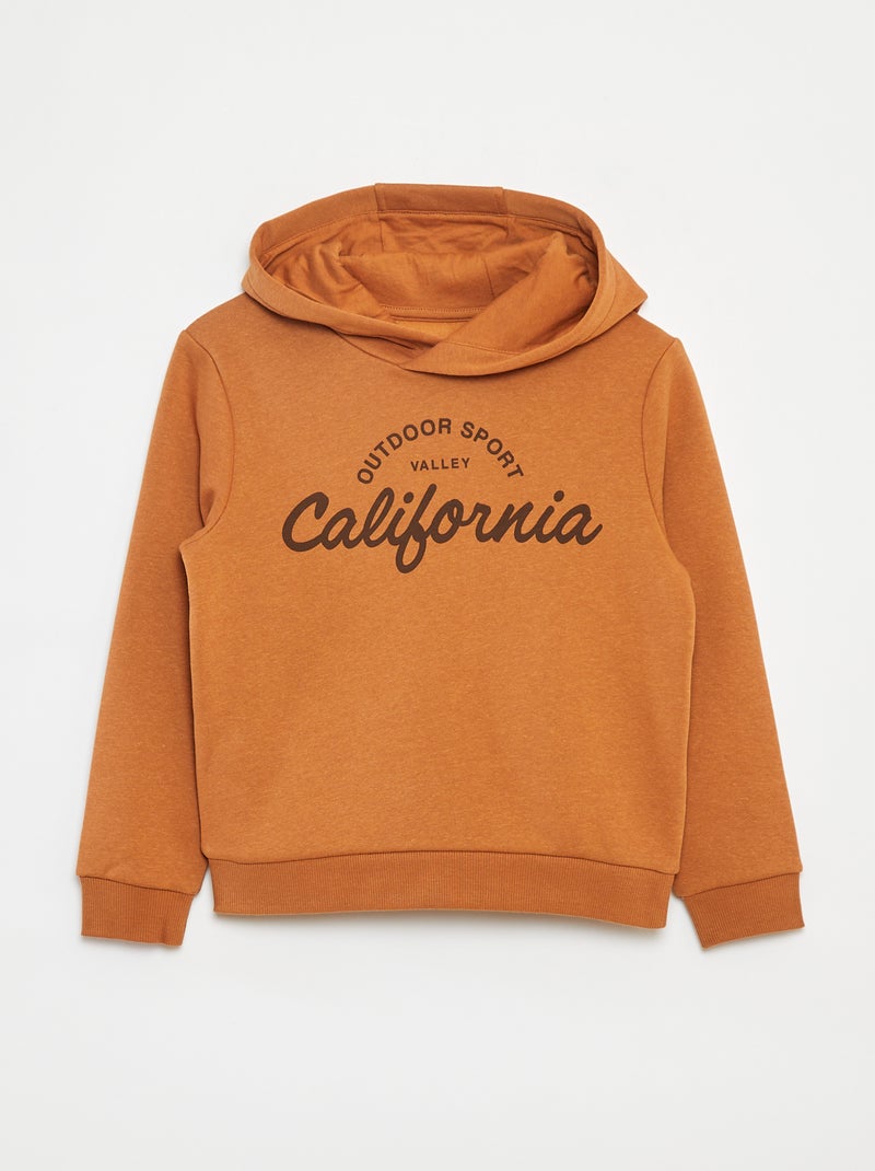 Sudadera de chándal con capucha Marron - Kiabi