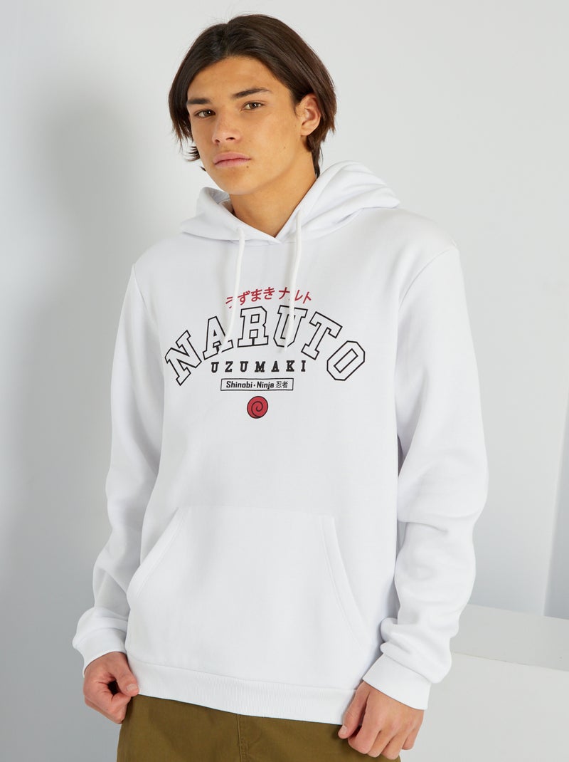 Sudadera de chándal con capucha 'Naruto' Blanco - Kiabi