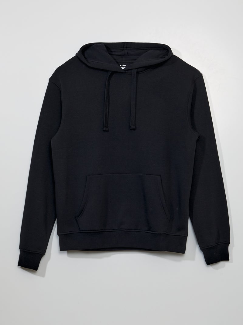 Sudadera de chándal con capucha negro - Kiabi