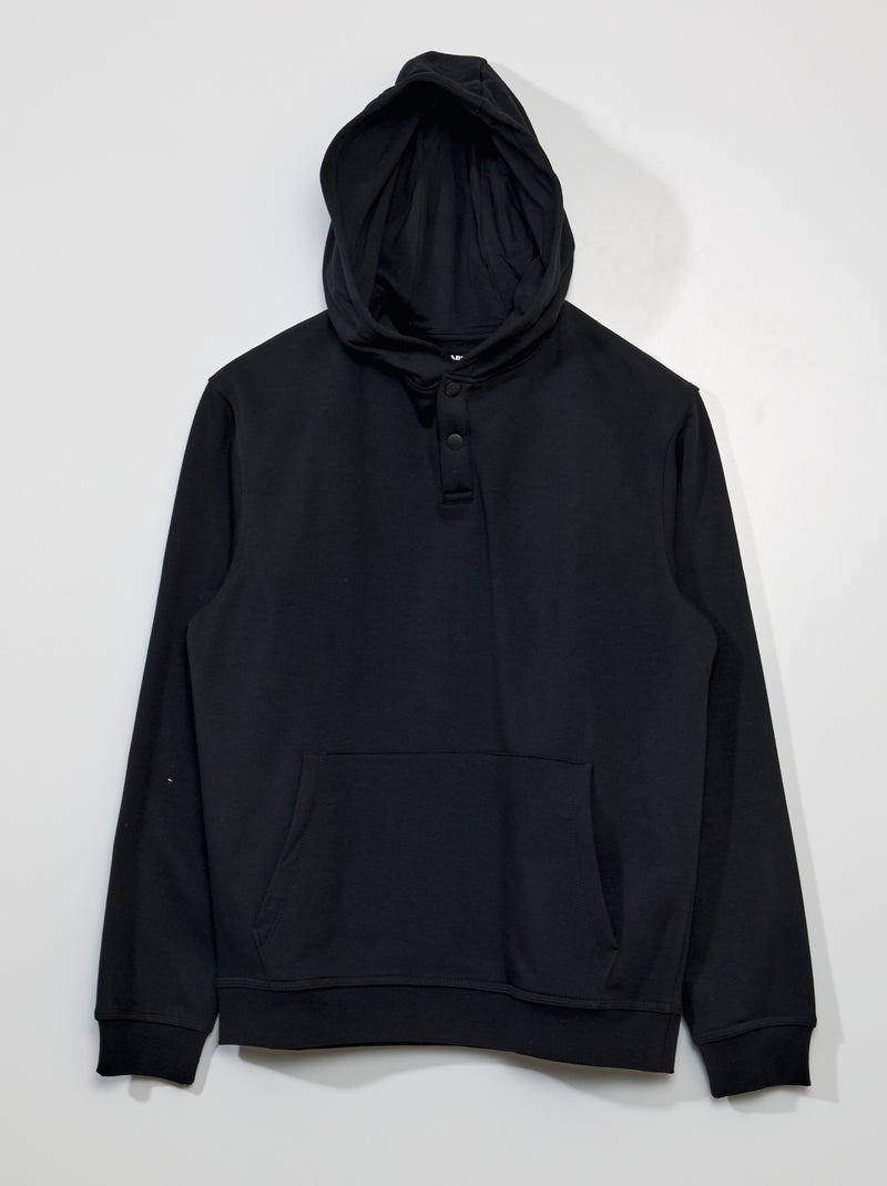 Sudadera de chándal con capucha negro - Kiabi