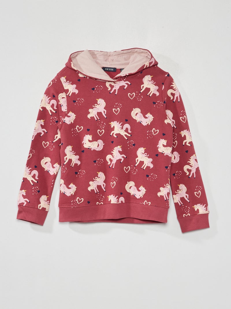 Sudadera de chándal con capucha ROJO - Kiabi