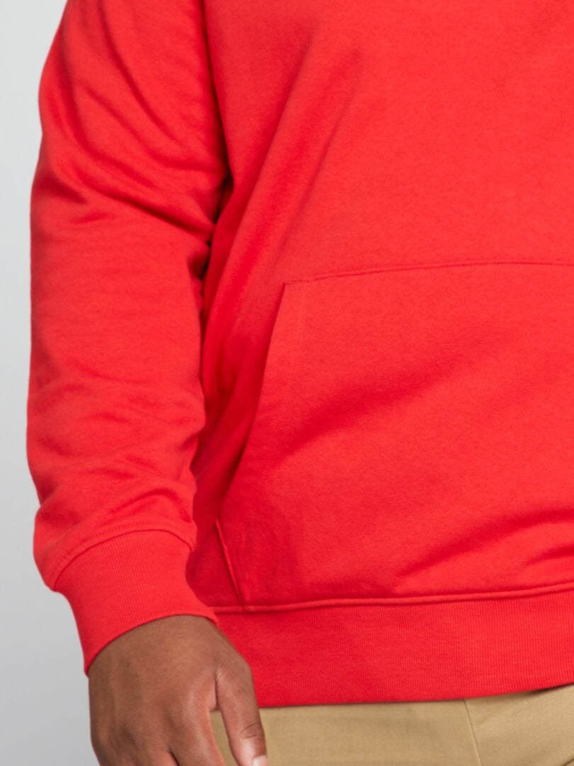 Sudadera de chándal con capucha ROJO - Kiabi
