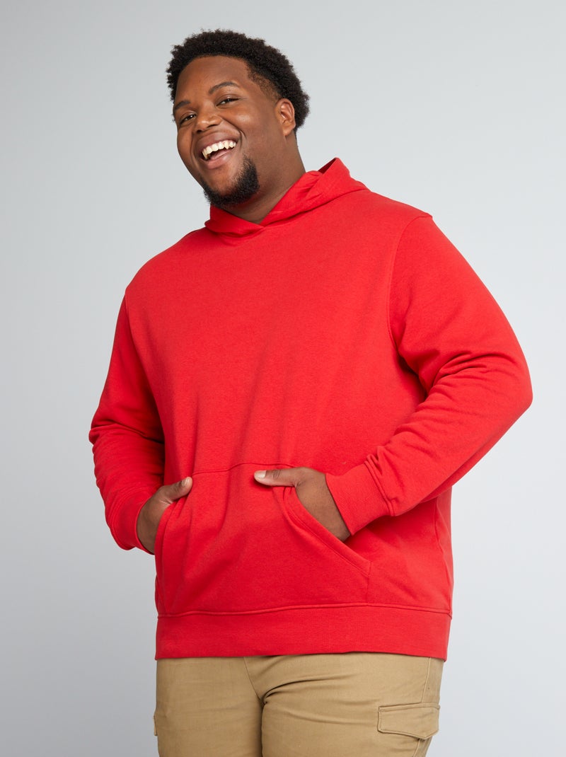 Sudadera de chándal con capucha ROJO - Kiabi