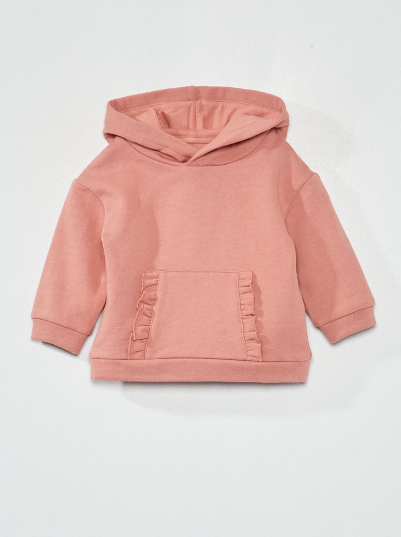 Sudadera de chándal con capucha ROSA - Kiabi