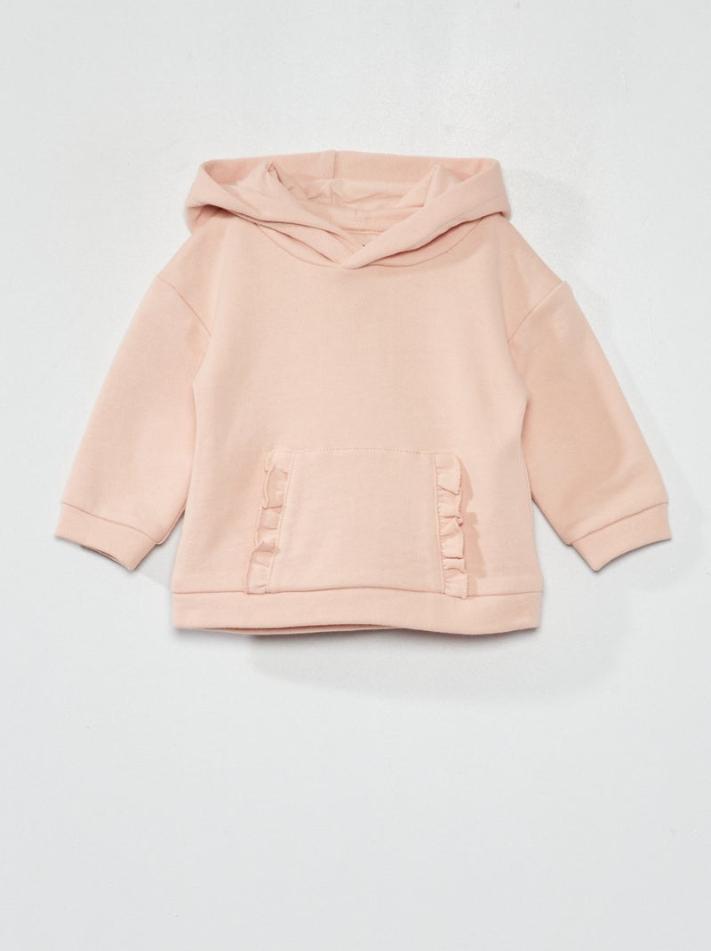 Sudadera de chándal con capucha ROSA - Kiabi