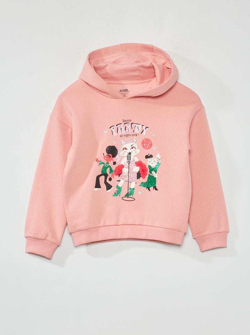 Sudadera de chándal con capucha ROSA - Kiabi