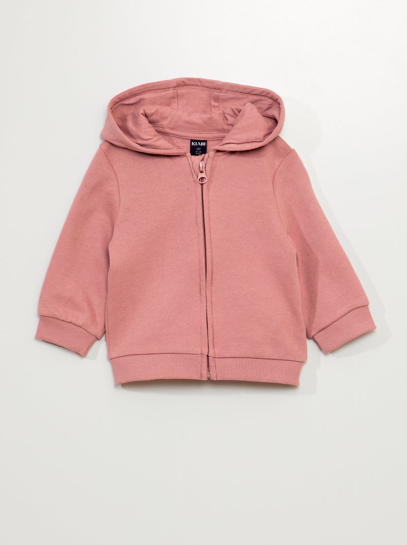 Sudadera de chándal con capucha ROSA - Kiabi