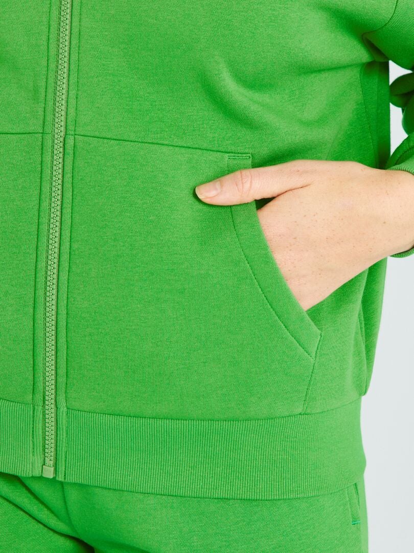Sudadera de chándal con capucha Verde - Kiabi