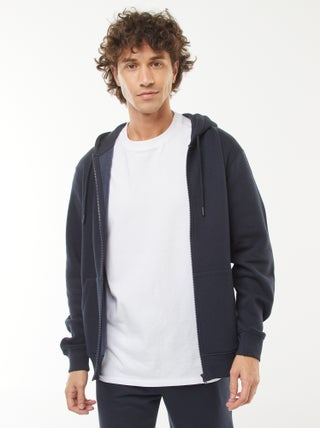 Sudadera de chándal con capucha y cremallera