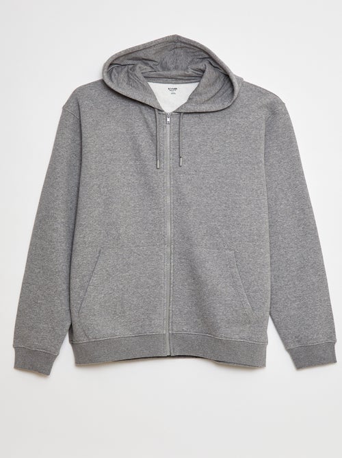Sudadera de chándal con capucha y cremallera - Kiabi
