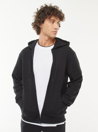 Sudadera de chándal con capucha y cremallera