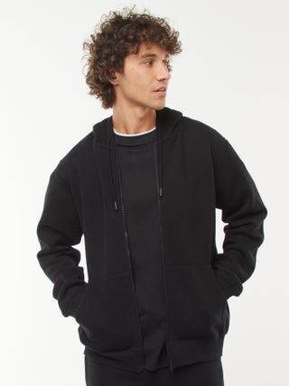 Sudadera de chándal con capucha y cremallera