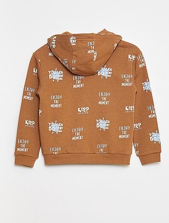 Sudadera de chándal con capucha y estampado