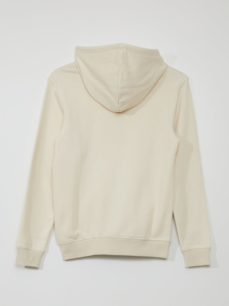 Sudadera de chándal con cremallera BEIGE - Kiabi