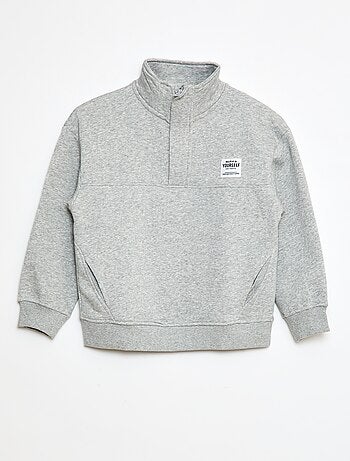 Sudadera de chándal con cremallera en el cuello