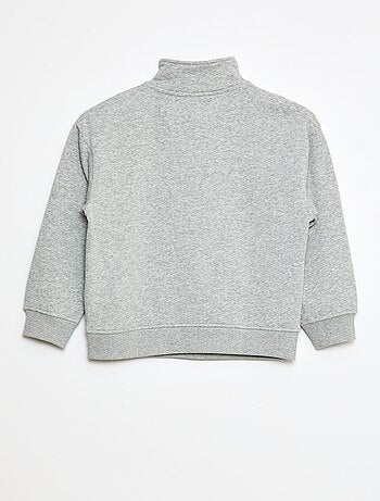 Sudadera de chándal con cremallera en el cuello