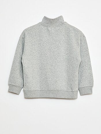 Sudadera de chándal con cremallera en el cuello