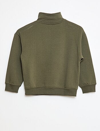 Sudadera de chándal con cremallera en el cuello