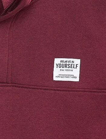 Sudadera de chándal con cremallera en el cuello