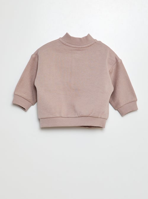 Sudadera de chándal con cremallera - Kiabi