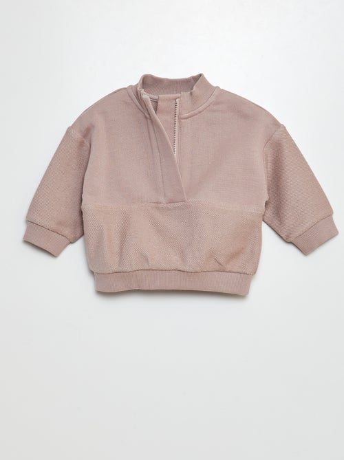 Sudadera de chándal con cremallera - Kiabi