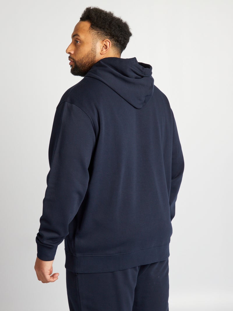 Sudadera de chándal con cremallera y capucha AZUL - Kiabi