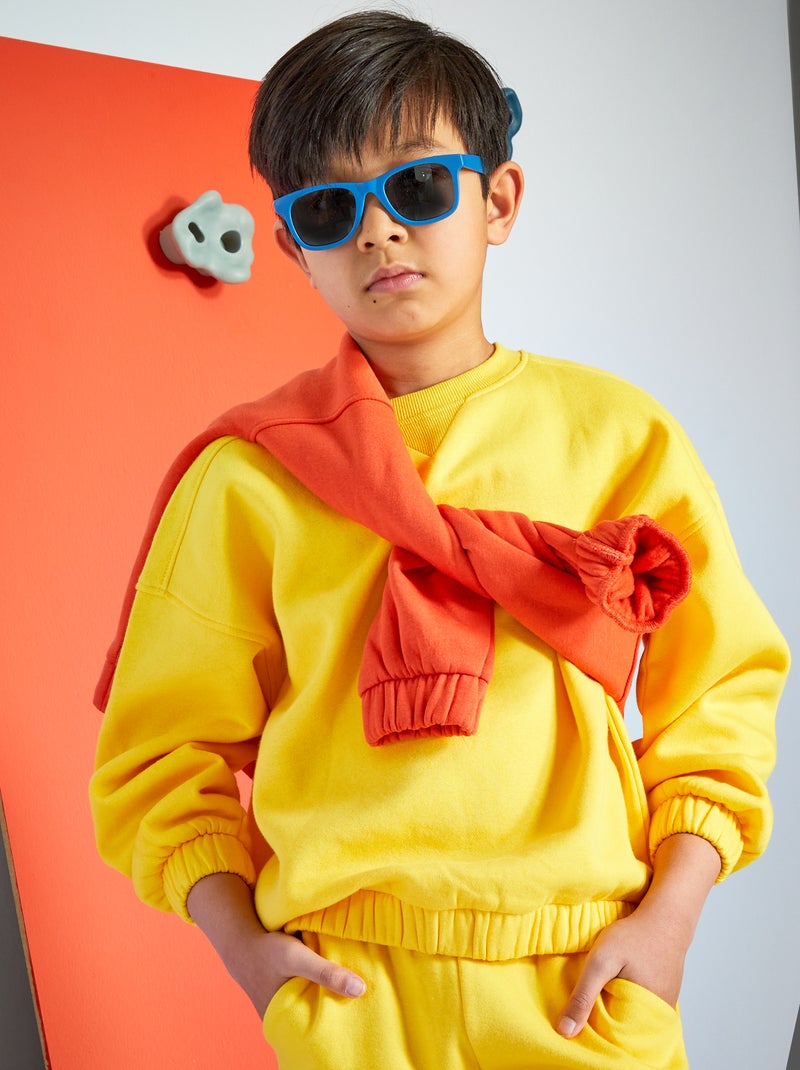 Sudadera de chándal con cuello redondo  - Unisex AMARILLO - Kiabi