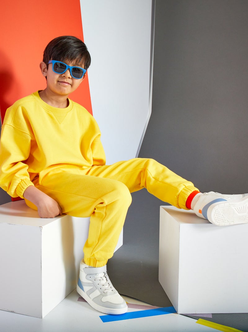 Sudadera de chándal con cuello redondo  - Unisex AMARILLO - Kiabi