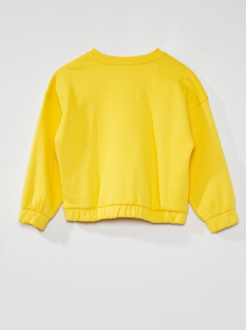 Sudadera de chándal con cuello redondo  - Unisex AMARILLO - Kiabi