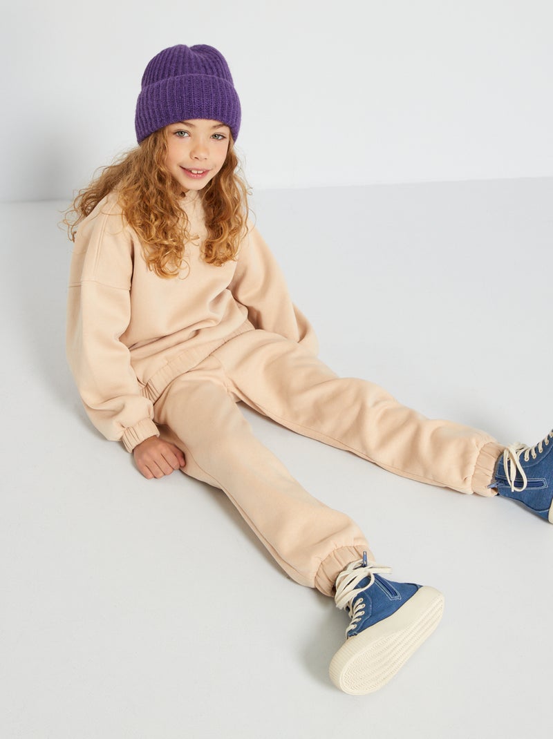 Sudadera de chándal con cuello redondo  - Unisex BEIGE - Kiabi