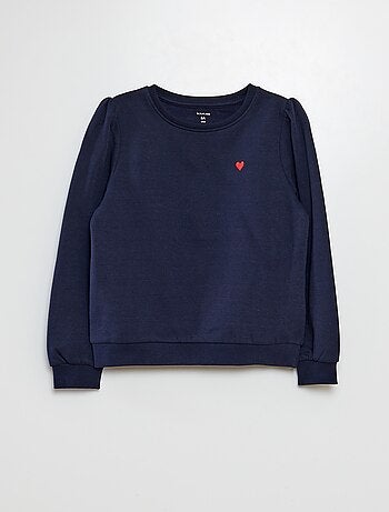 Sudadera de chándal con cuello redondo