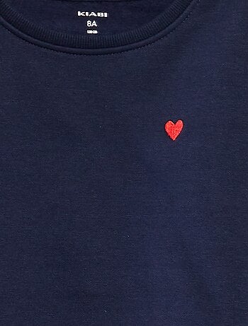 Sudadera de chándal con cuello redondo