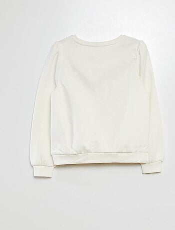 Sudadera de chándal con cuello redondo