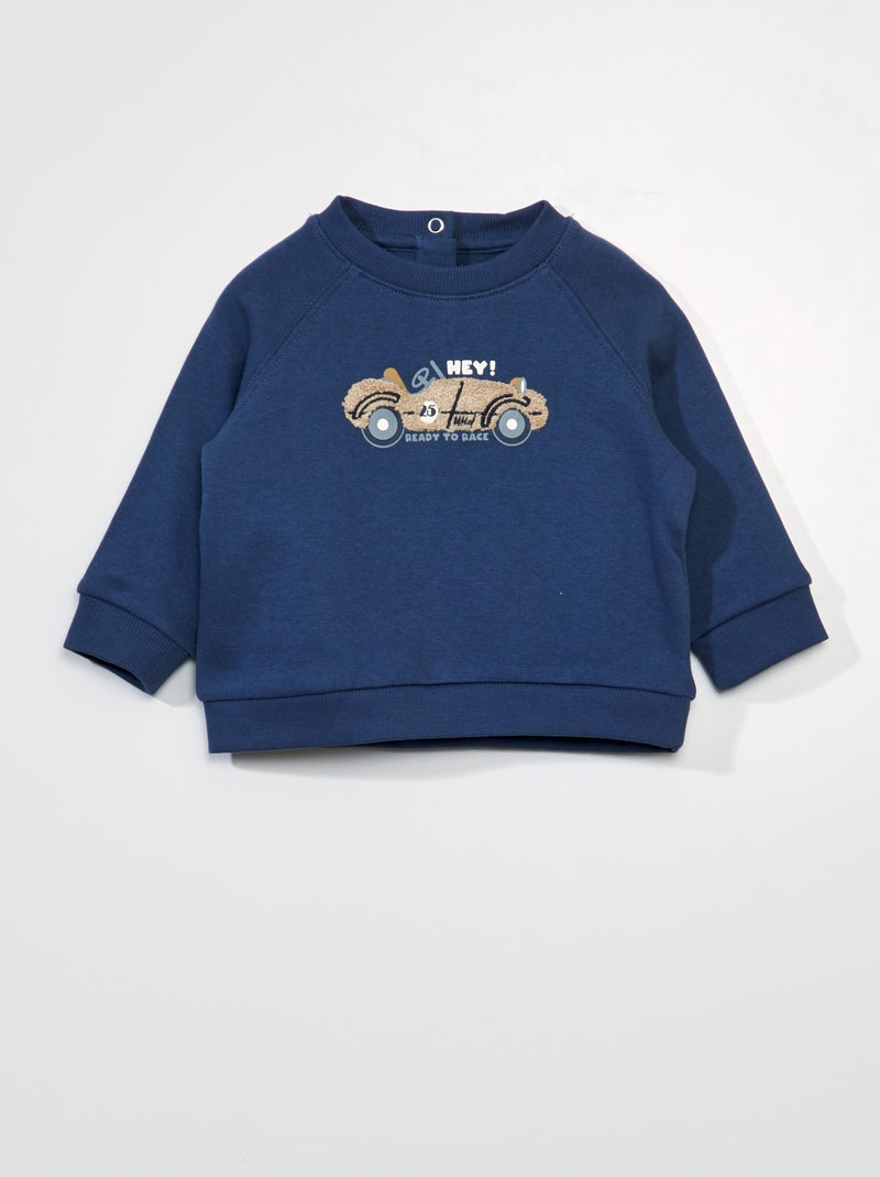 Sudadera de chándal con detalle AZUL - Kiabi